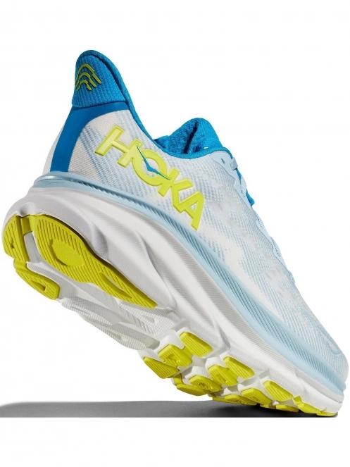 pantofi pentru alergare pt. barbati Hoka Clifton 9 Wide albastru deschis 6
