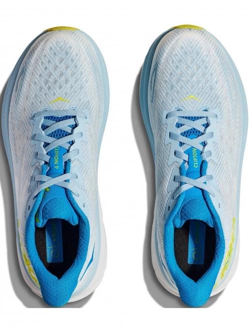 pantofi pentru alergare pt. barbati Hoka Clifton 9 Wide albastru deschis 8