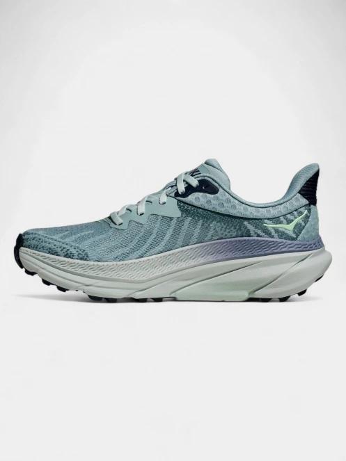 pantofi de cros pt. femei Hoka Challanger 7 albastru deschis 4