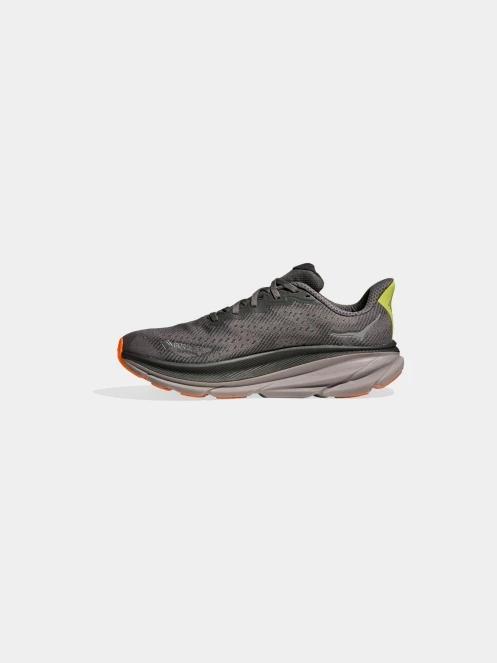 pantofi pentru alergat pe asfalt pt. barbati Hoka Clifton 9 GTX gri 4