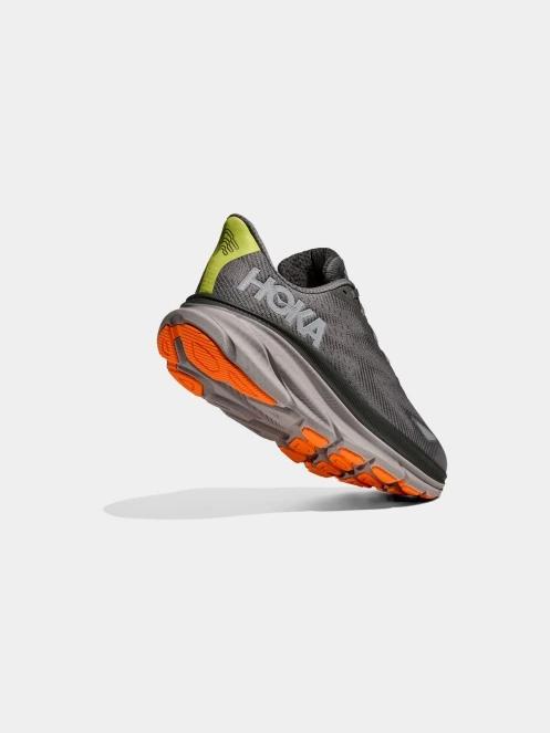 pantofi pentru alergat pe asfalt pt. barbati Hoka Clifton 9 GTX gri 6