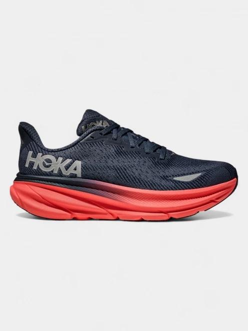 pantofi pentru alergat pe asfalt pt. femei Hoka Clifton 9 GTX albastru inchis 3