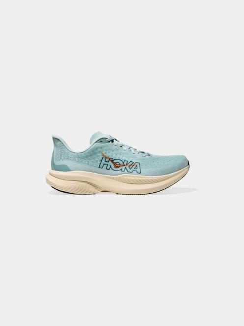 pantofi pentru alergat pe asfalt pt. barbati Hoka Mach 6 albastru deschis 3