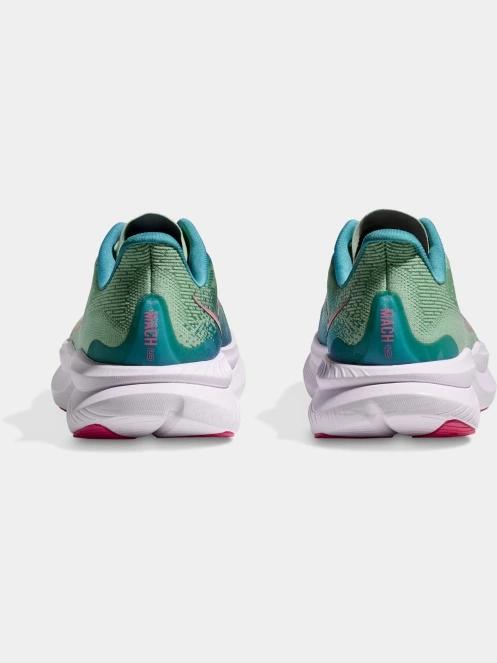 pantofi pentru alergat pe asfalt pt. femei Hoka Mach 6 verde 7