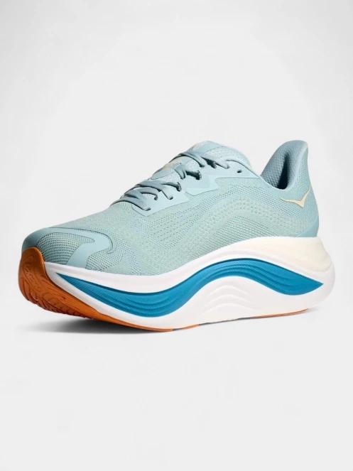 pantofi pentru alergare pt. barbati Hoka Skyward X albastru deschis 4