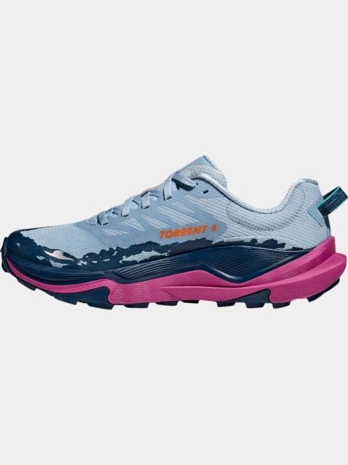 pantofi de cros pt. femei Hoka Torrent 4 albastru deschis 4
