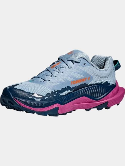 pantofi de cros pt. femei Hoka Torrent 4 albastru deschis 5
