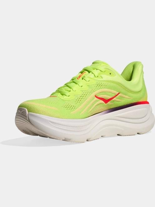 pantofi pentru alergat pe asfalt pt. barbati Hoka Bondi 9 verde deschis 5