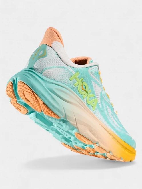 pantofi pentru alergat pe asfalt pt. barbati Hoka Clifton 10 albastru deschis 6