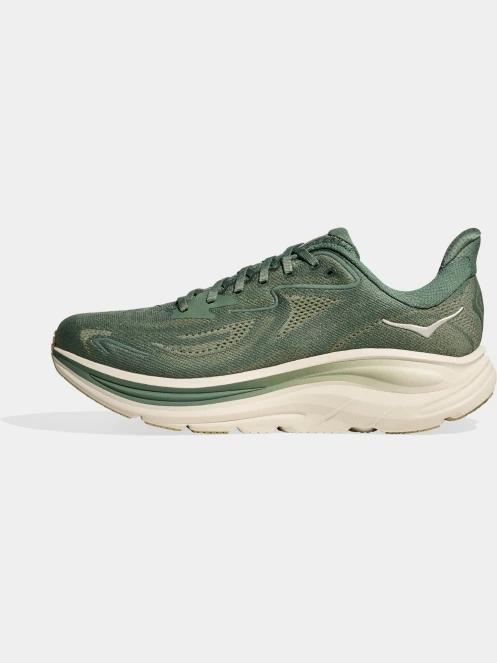 pantofi pentru alergat pe asfalt pt. barbati Hoka Clifton 10 verde 4