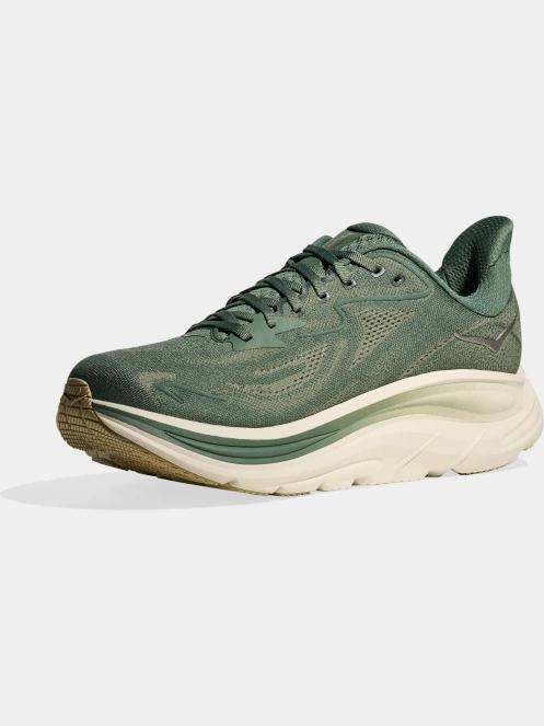 pantofi pentru alergat pe asfalt pt. barbati Hoka Clifton 10 verde 5