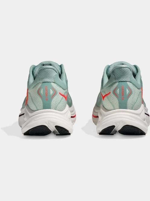 pantofi pentru alergat pe asfalt pt. barbati Hoka Clifton 10 verde deschis 7