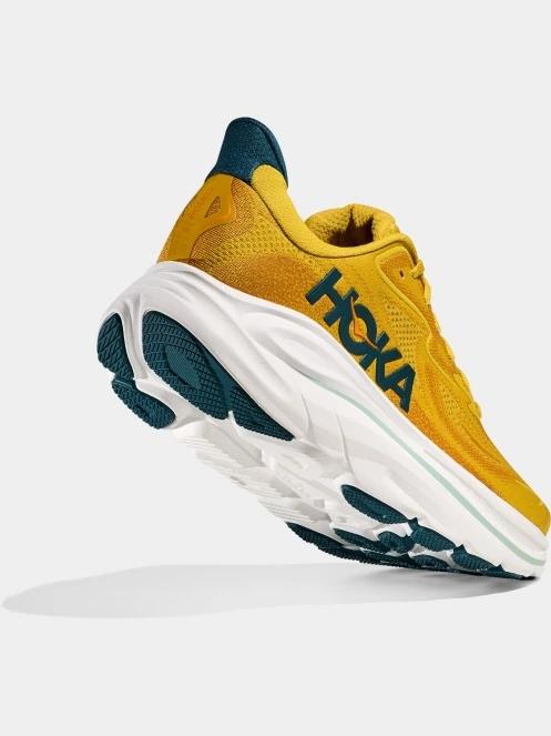 pantofi pentru alergat pe asfalt pt. barbati Hoka Clifton 10 galben 6