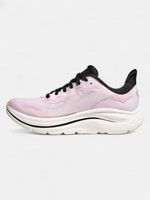 pantofi pentru alergat pe asfalt pt. femei Hoka Clifton 10 roz 4
