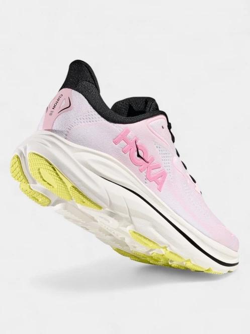 pantofi pentru alergat pe asfalt pt. femei Hoka Clifton 10 roz 6