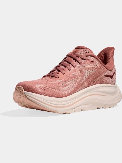 pantofi pentru alergat pe asfalt pt. femei Hoka Clifton 10 roz 5