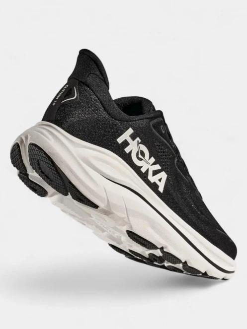 pantofi pentru alergat pe asfalt pt. femei Hoka Clifton 10 negru 6