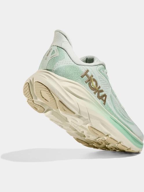 pantofi pentru alergat pe asfalt pt. femei Hoka Clifton 10 verde 6
