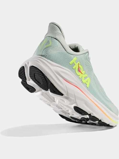 pantofi pentru alergat pe asfalt pt. femei Hoka Clifton 10 verde deschis 6