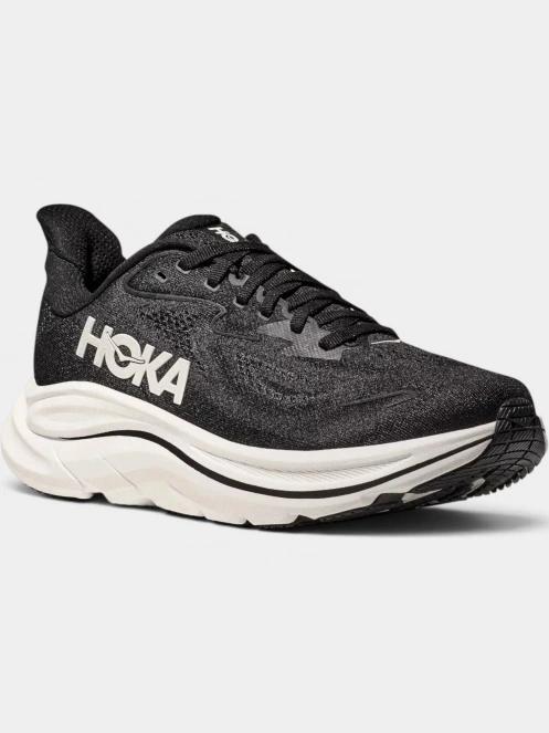 pantofi pentru alergat pe asfalt pt. barbati Hoka Clifton 10 WIDE negru 2