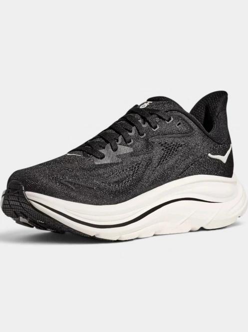 pantofi pentru alergat pe asfalt pt. barbati Hoka Clifton 10 WIDE negru 4