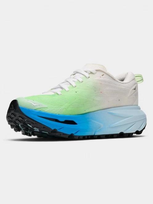 pantofi de cros pt. femei Hoka Mafate 5 albastru deschis 5