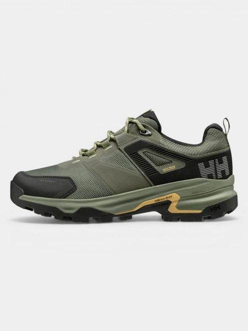 pantofi de drumetie impermeabili pt. barbati Helly Hansen Ascender Low HT oliv 3