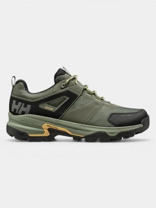 pantofi de drumetie impermeabili pt. barbati Helly Hansen Ascender Low HT oliv 4