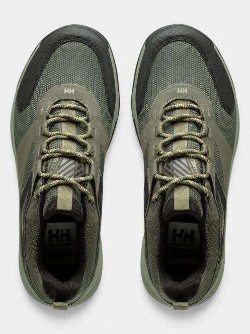 pantofi de drumetie impermeabili pt. barbati Helly Hansen Ascender Low HT oliv 7