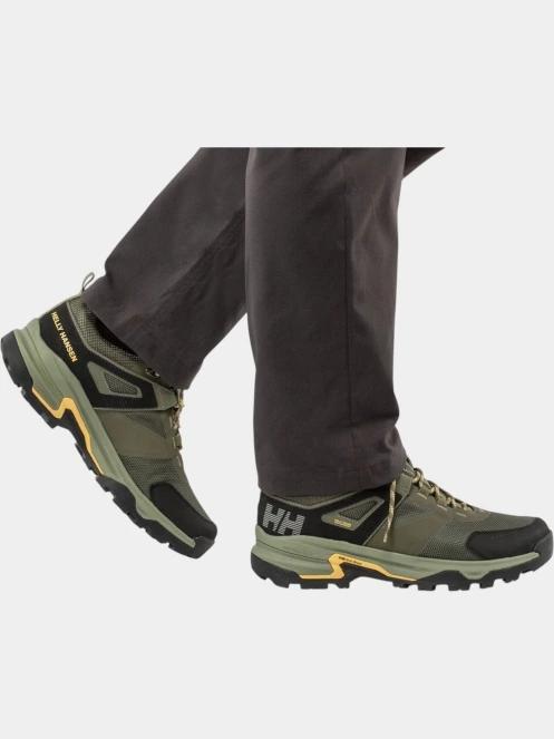 pantofi de drumetie impermeabili pt. barbati Helly Hansen Ascender Low HT oliv 9