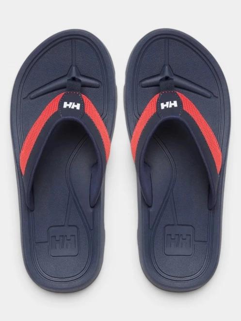 papuci flip flop pt. barbati Helly Hansen Sandhamn Sandal albastru inchis 5