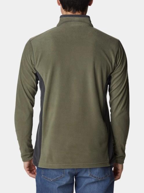 pulover polar pt. barbati Columbia Klamath Range II Half Zip verde 4