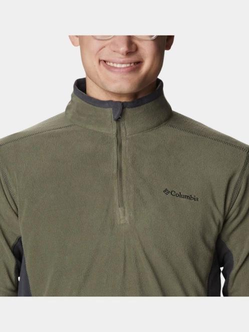 pulover polar pt. barbati Columbia Klamath Range II Half Zip verde 6