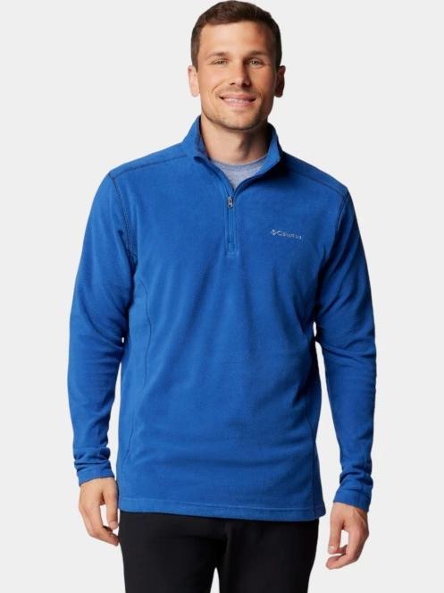 pulover polar pt. barbati Columbia Klamath Range II Half Zip albastru 2