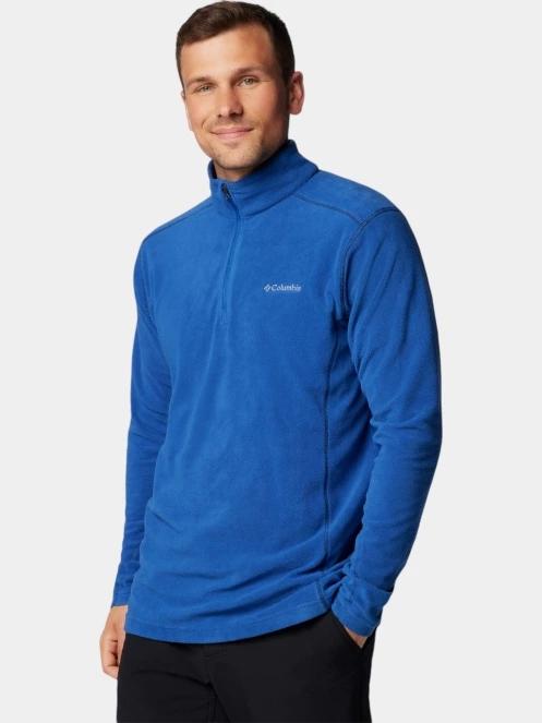 pulover polar pt. barbati Columbia Klamath Range II Half Zip albastru 3