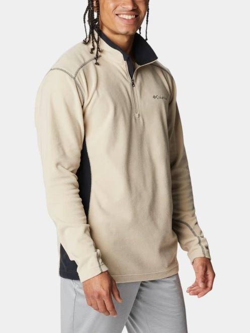 pulover polar pt. barbati Columbia Klamath Range II Half Zip nisip 5