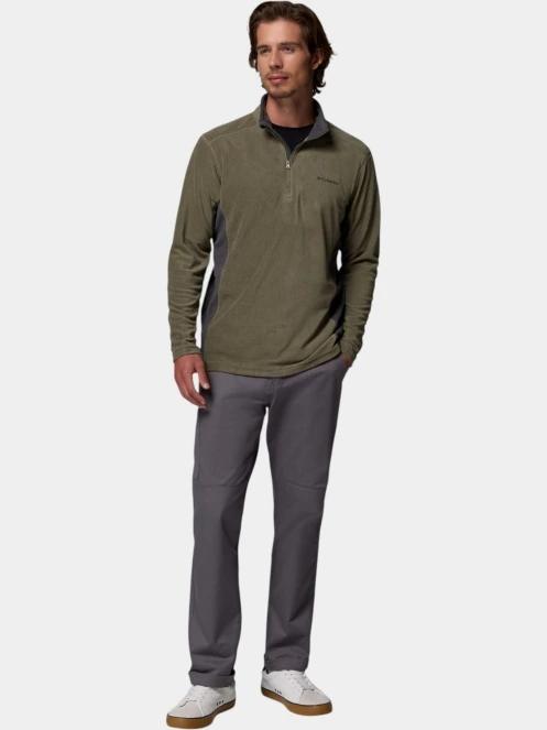 pulover polar pt. barbati Columbia Klamath Range II Half Zip verde 5