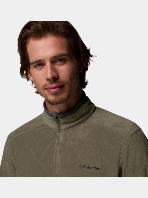 pulover polar pt. barbati Columbia Klamath Range II Half Zip verde 6