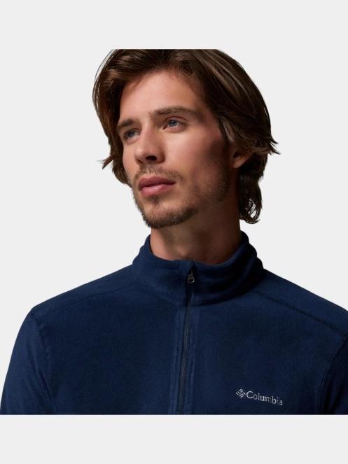 pulover polar pt. barbati Columbia Klamath Range II Half Zip albastru inchis 6