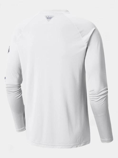 tricou cu maneci lungi, pentru sport pt. barbati Columbia Terminal Tackle LS Shirt alb 4