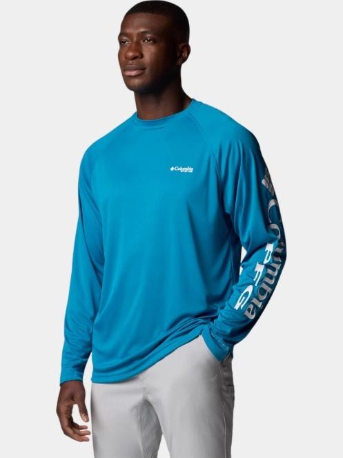 tricou cu maneci lungi, pentru sport pt. barbati Columbia Terminal Tackle LS Shirt albastru 3