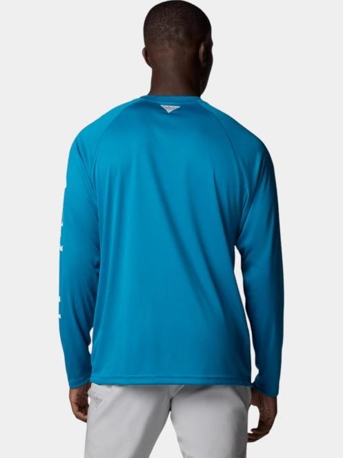 tricou cu maneci lungi, pentru sport pt. barbati Columbia Terminal Tackle LS Shirt albastru 4