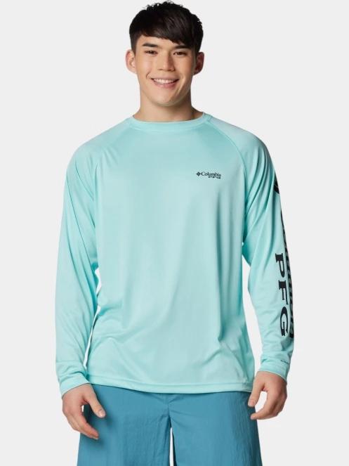tricou cu maneci lungi, pentru sport pt. barbati Columbia Terminal Tackle LS Shirt verde 2