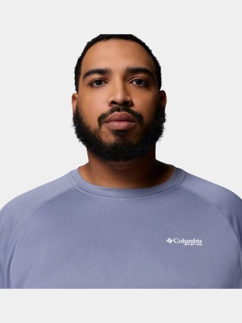 tricou cu maneci lungi, pentru sport pt. barbati Columbia Terminal Tackle Long Sleeve Shirt violet 6