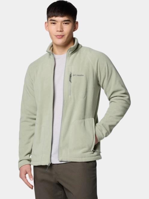 pulover polar pt. barbati Columbia Fast Trek II Full Zip Fleece verde 5