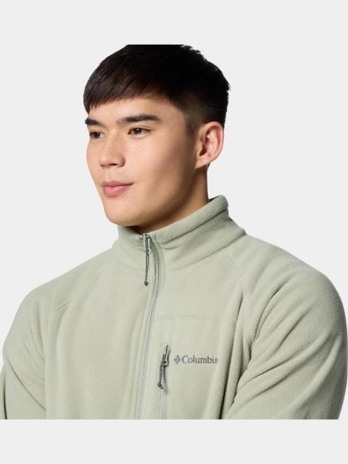 pulover polar pt. barbati Columbia Fast Trek II Full Zip Fleece verde 6