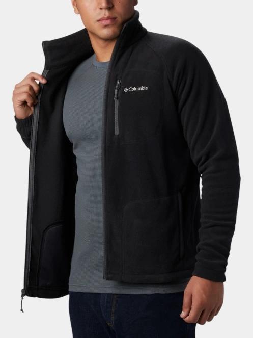 pulover polar pt. barbati Columbia Fast Trek II Full Zip Fleece negru 5