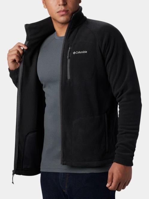 pulover polar pt. barbati Columbia Fast Trek II Full Zip Fleece negru 7