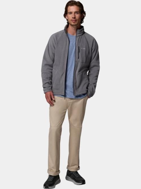 pulover polar pt. barbati Columbia Fast Trek II Full Zip Fleece gri 4