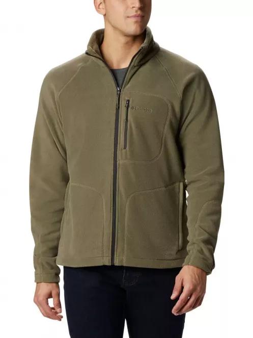 pulover polar pt. barbati Columbia Fast Trek II Full Zip Fleece verde 2